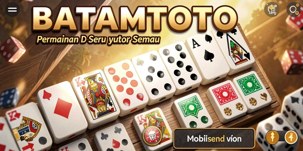 Gameplay seru dalam permainan Domino BATAMTOTO.