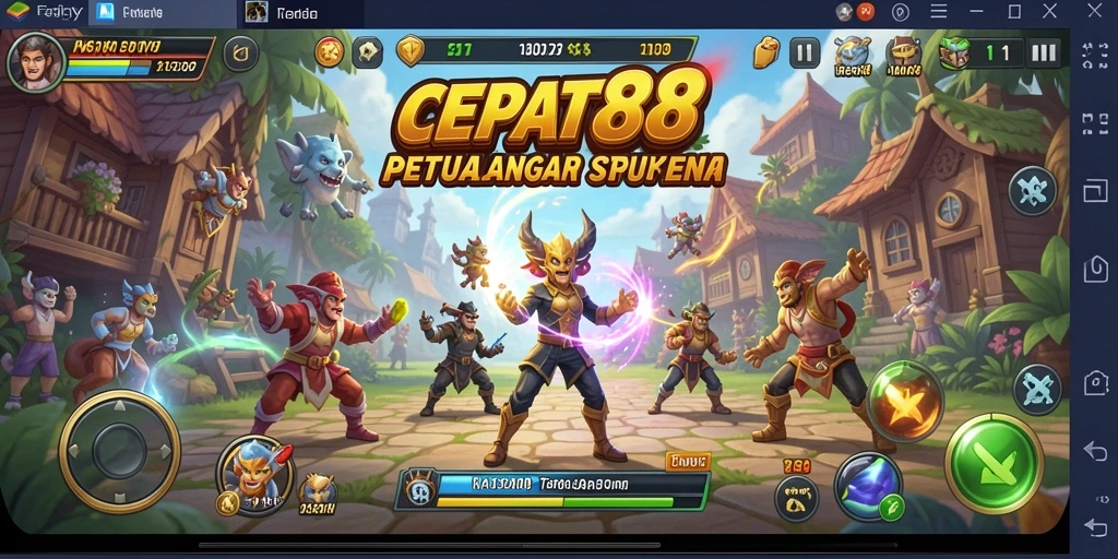 Tangkapan layar menampilkan aksi seru dalam gameplay petualangan.