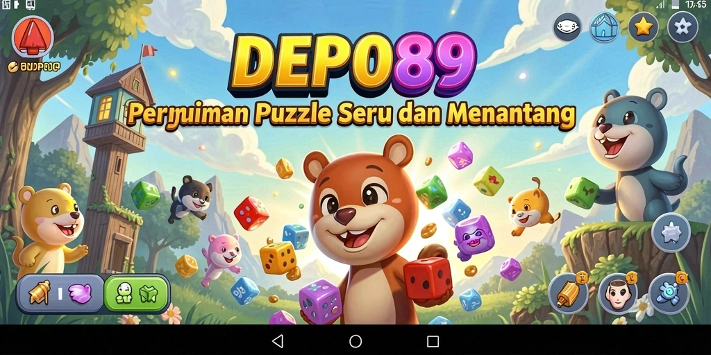 Screenshot DEPO89 menampilkan gameplay seru dan menarik dari permainan puzzle.