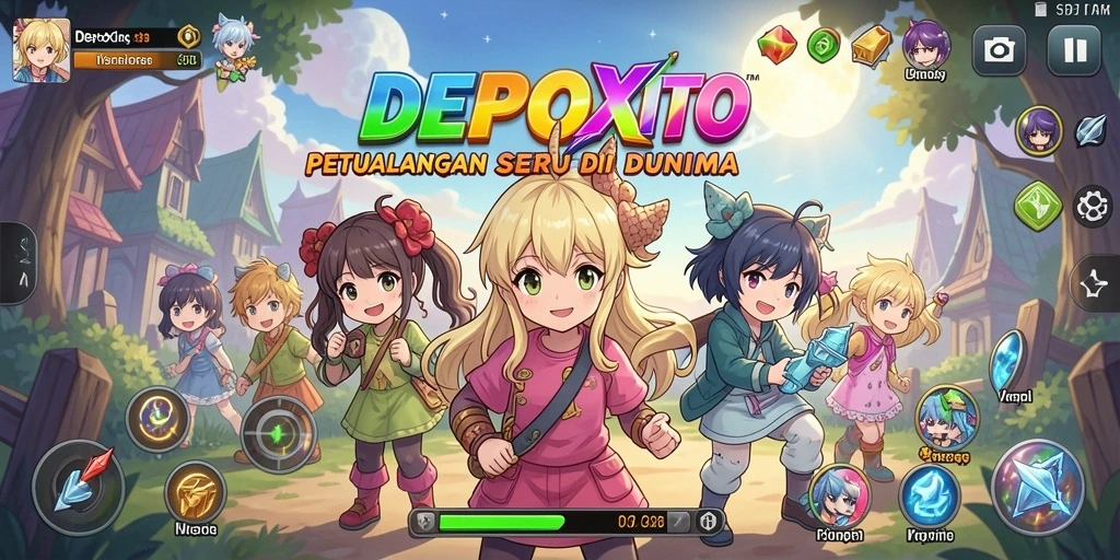 Menampilkan karakter Anime ikonik dalam DEPOXITO yang memukau.
