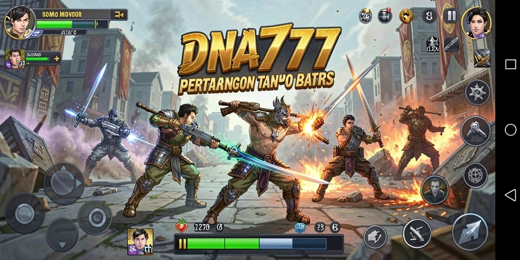 Gameplay seru dan aksi pertarungan mendebarkan di DNA777.