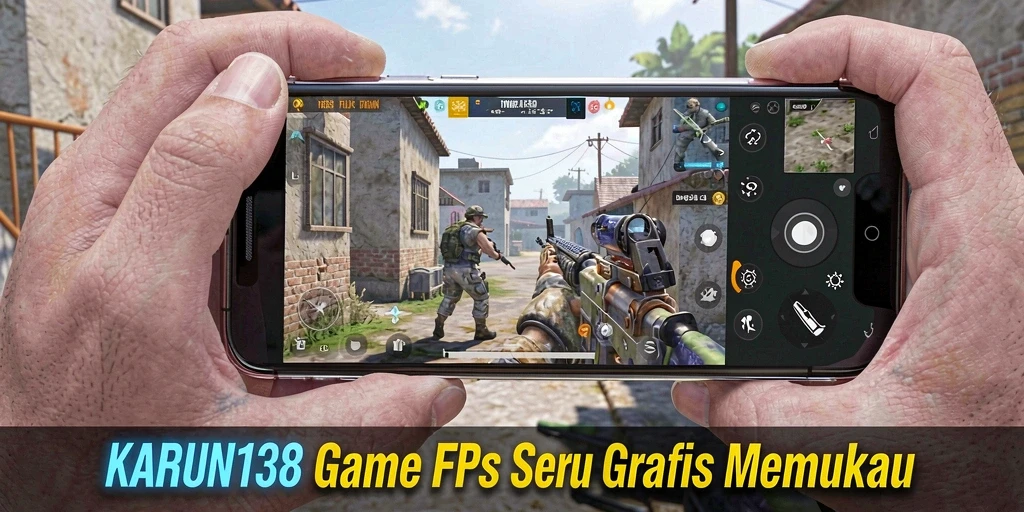 Tangkapan layar menunjukkan aksi mendebarkan dalam permainan FPS.