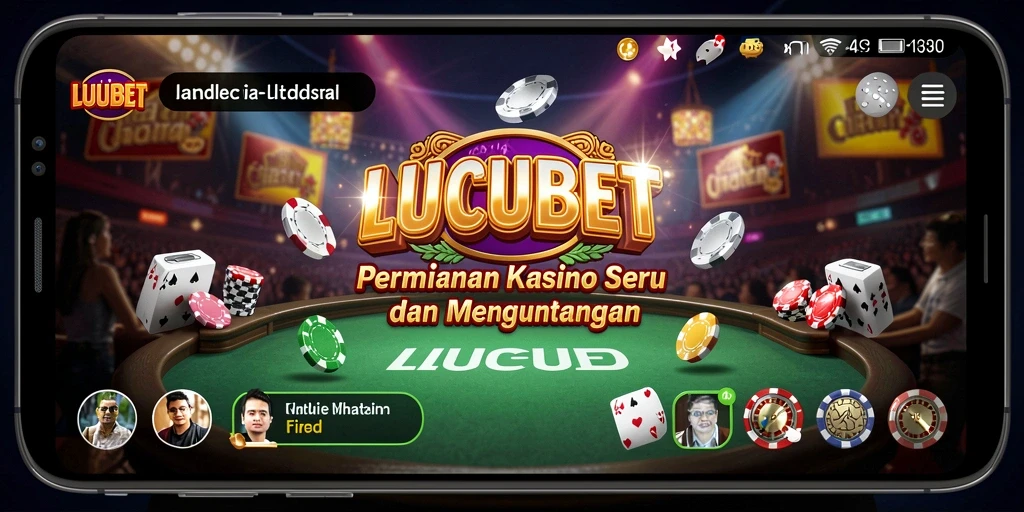 Tangkapan layar LUCUBET menunjukkan suasana permainan kasino yang mengasyikkan.