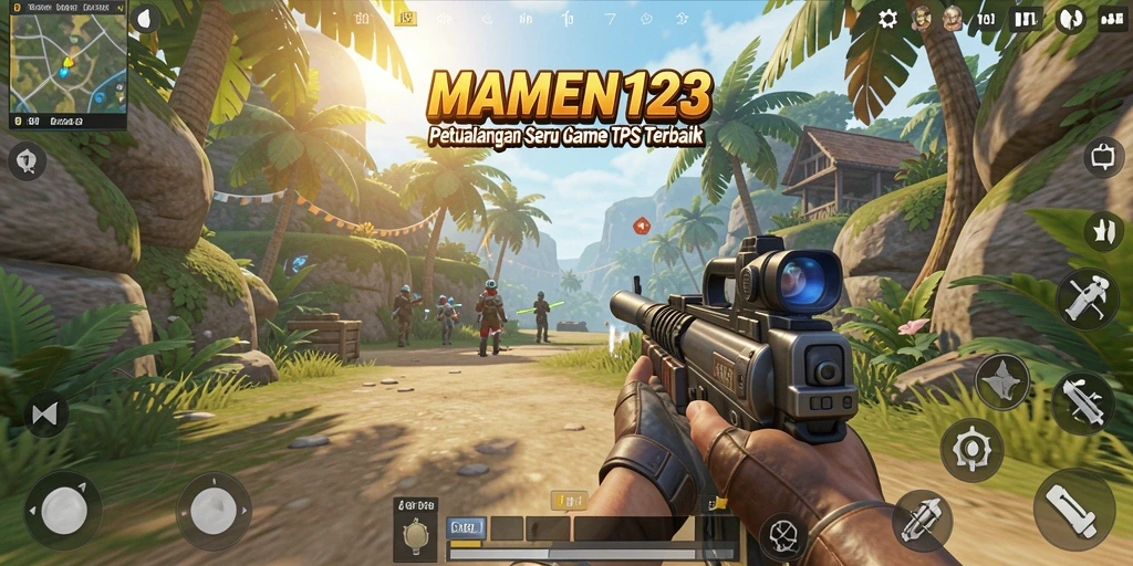 Tampilan gameplay seru dalam MAMEN123 yang menegangkan.