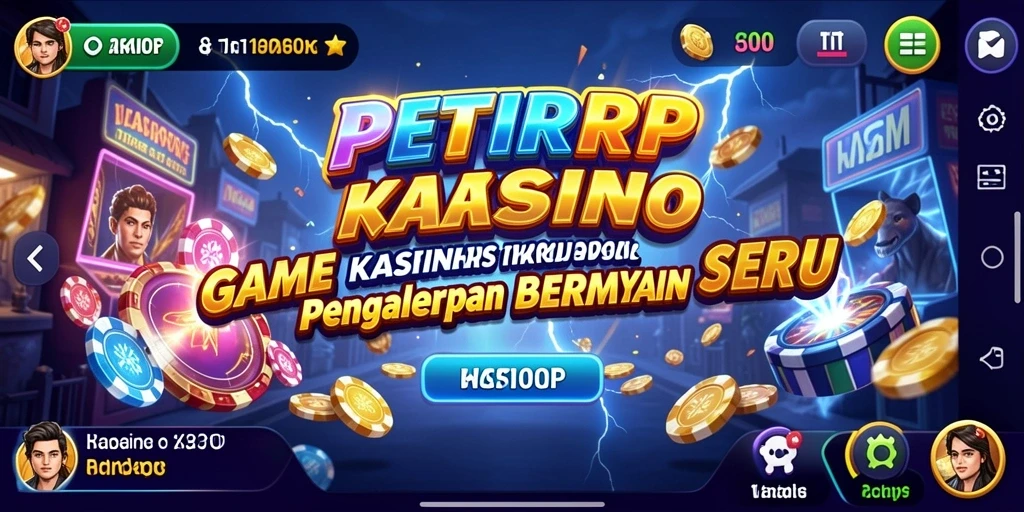 Tampilan gameplay seru di aplikasi PETIRRP Kasino.
