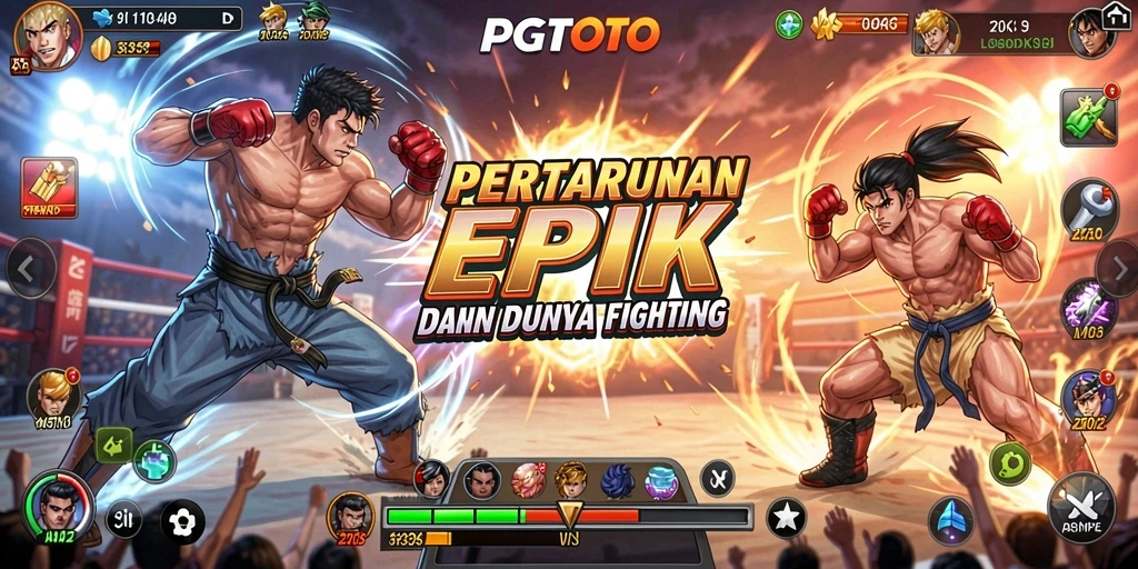 Gameplay PGTOTO yang intens dan mengasyikkan saat pertarungan.