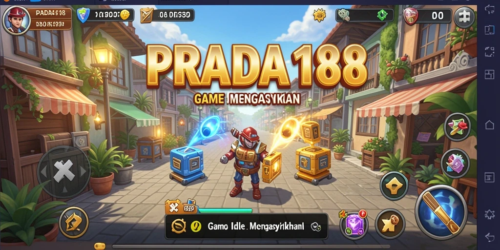 Tampilan gameplay menarik PRADA188 dengan elemen Idle yang khas.