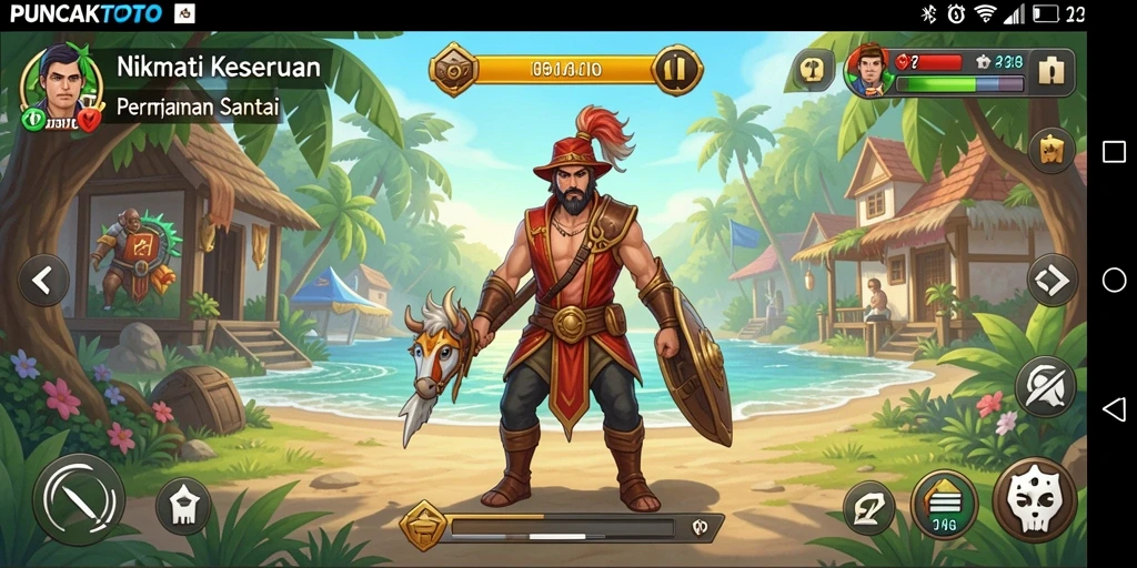 Tampilan gameplay seru PUNCAKTOTO dengan grafis menarik.