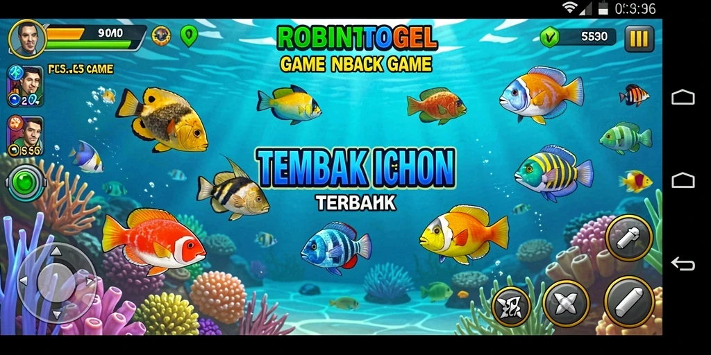 Gameplay Tembak Ikan yang seru dan interaktif di ROBINTOGEL.