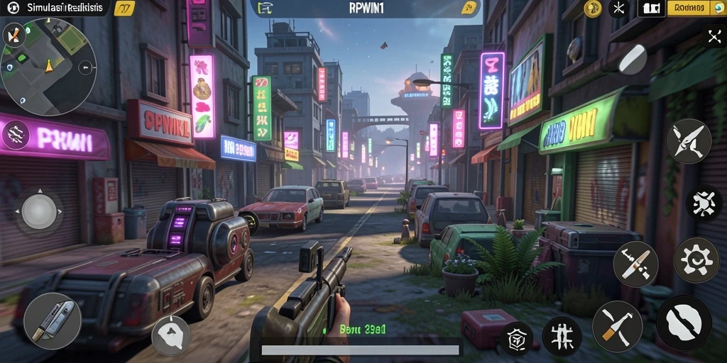 Tampilan gameplay RPWIN1 yang mendebarkan dan imersif.