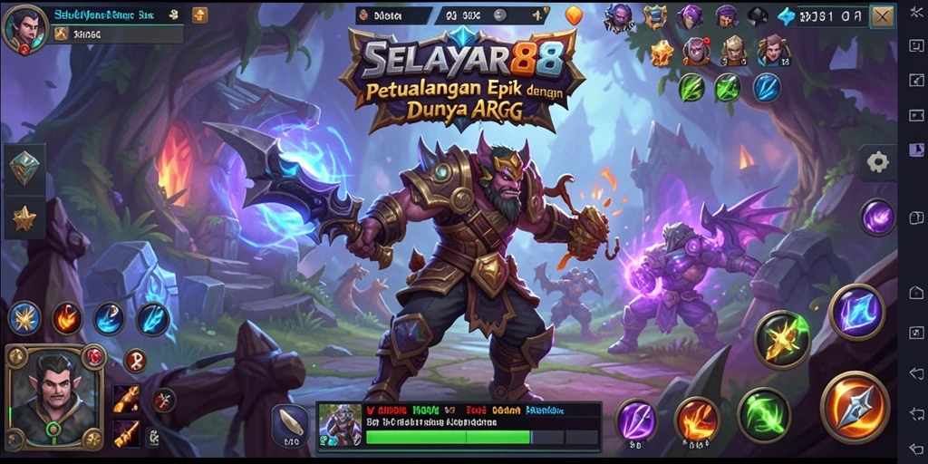 Screenshot utama menampilkan pertarungan epik dalam <strong>SELAYAR88</strong> yang memukau.