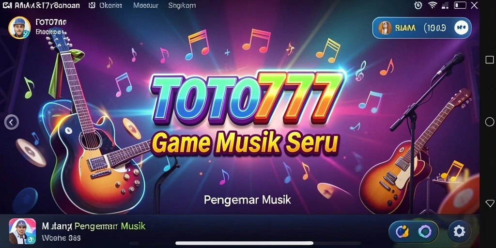 TOTO777 menampilkan gameplay musik yang interaktif dan menyenangkan.