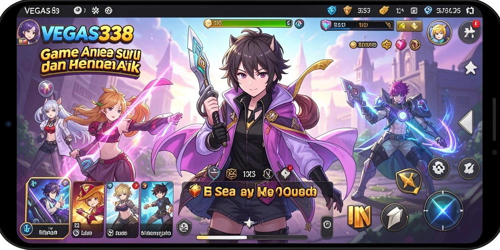 Gameplay seru dan karakter Anime yang menawan dalam VEGAS338.